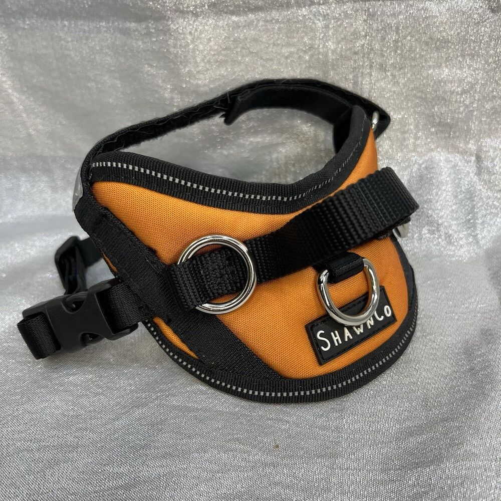 SHAWN Co Essential Dog Harness No-Pull w 3 Leash Clips Reflective No Choke XS
